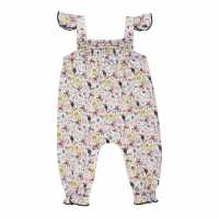 Lilly And Sid Floral Dungarees  