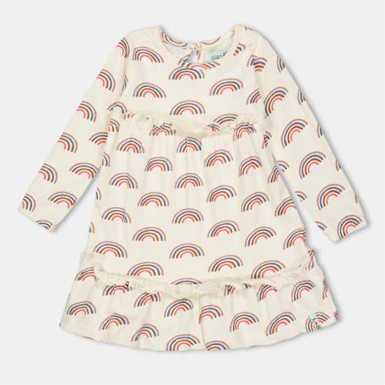 Rainbows Jersey A Line Dress  