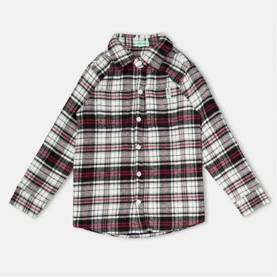 Lilly And Sid Flannel Long-Sleeve Patterned Shirt  