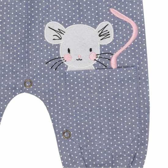 Lilly And Sid Mouse Pocket Dungaree  