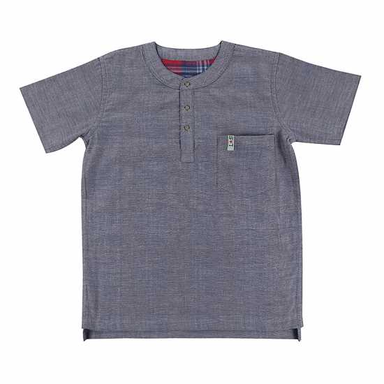 Lilly And Sid Reversible Short-Sleeve Patterned Shirt  