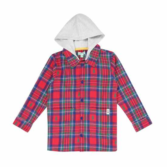 Lilly And Sid Check Short-Sleeve Patterned Shirt  