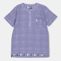 Lilly And Sid Reversible Check Short-Sleeve Patterned Shirt Lilly And Sid Reversible Check Short-Sleeve Patterned Shirt
