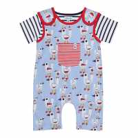 Dungaree & T-Shirt Pyjama Set  