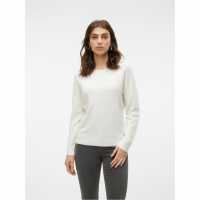 Дамски пуловери и жилетки Vero Moda Плетен Пуловер Knitted Pullover Снежана Бяла Vero Moda Плетен Пуловер Knitted Pullover Снежана Бяла Дамски пуловери и жилетки