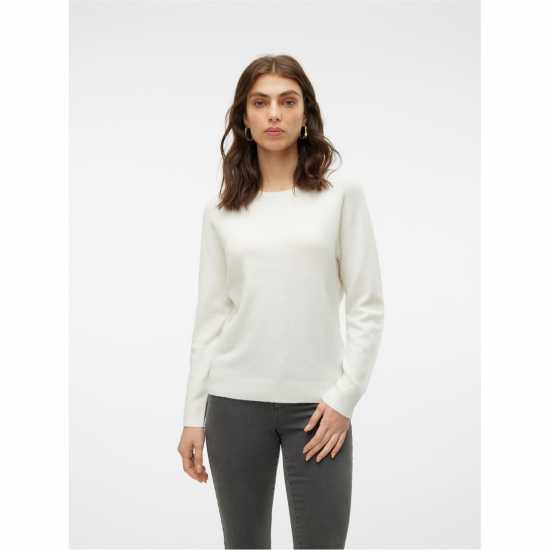 Дамски пуловери и жилетки Vero Moda Плетен Пуловер Knitted Pullover Снежана Бяла Vero Moda Плетен Пуловер Knitted Pullover Снежана Бяла Дамски пуловери и жилетки