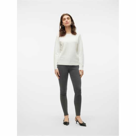 Дамски пуловери и жилетки Vero Moda Плетен Пуловер Knitted Pullover Снежана Бяла Vero Moda Плетен Пуловер Knitted Pullover Снежана Бяла Дамски пуловери и жилетки