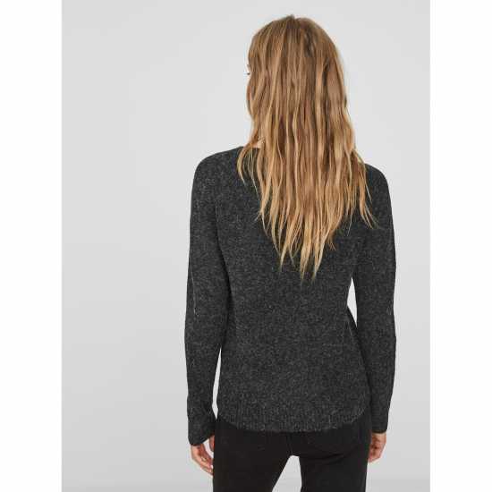 Дамски пуловери и жилетки Vero Moda Плетен Пуловер Knitted Pullover Черно Vero Moda Плетен Пуловер Knitted Pullover Черно Дамски пуловери и жилетки
