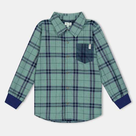 Lilly And Sid Kids' Long-Sleeve Patterned Shirt  