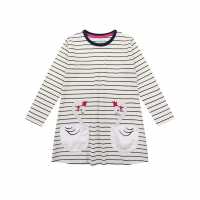 Lilly And Sid Swan Pkt Jsy Drs In99  Детски поли и рокли