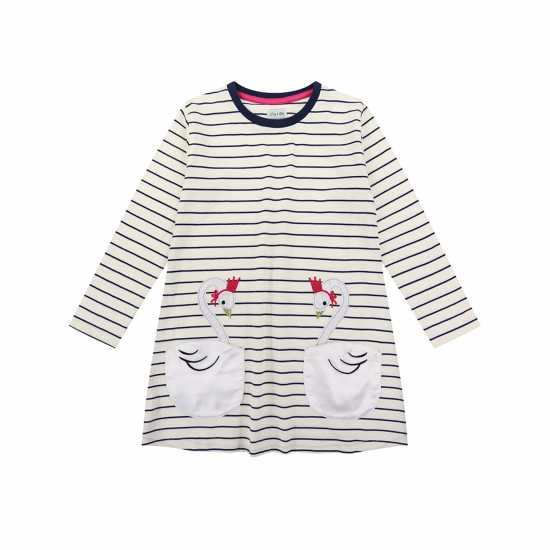 Lilly And Sid Swan Pkt Jsy Drs In99  Детски поли и рокли