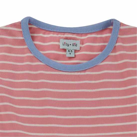 Lilly And Sid Fabic Mix Dress In99  Детски поли и рокли