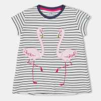 Lilly And Sid Flamingo Pkt Drs In99  Детски поли и рокли