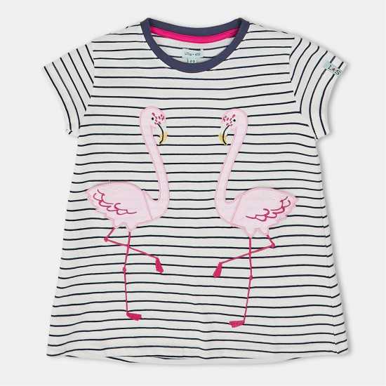 Lilly And Sid Flamingo Pkt Drs In99  Детски поли и рокли