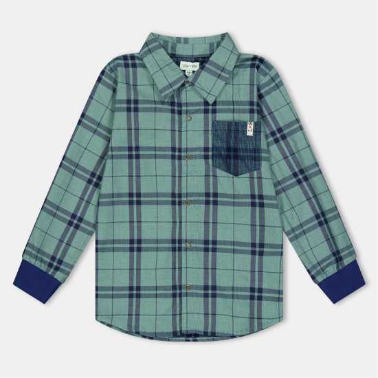 Lilly And Sid Long-Sleeve Patterned Shirt  