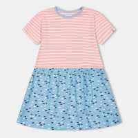 Детски поли и рокли Lilly And Sid Fabic Mix Dress In99 Lilly And Sid Fabic Mix Dress In99 Детски поли и рокли