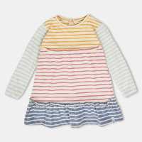 Детски поли и рокли Lilly And Sid Mix Tiered Drs In99 Lilly And Sid Mix Tiered Drs In99 Детски поли и рокли