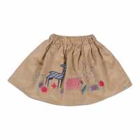 Детски поли и рокли Lilly And Sid & Sid Brown Animal Applique Skirt Lilly And Sid & Sid Brown Animal Applique Skirt Детски поли и рокли