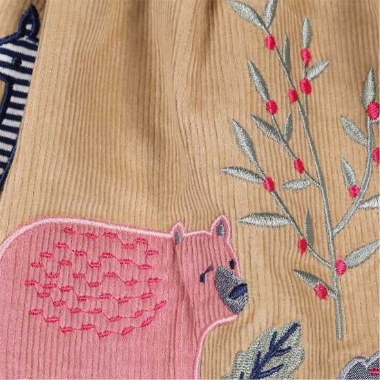 Lilly And Sid & Sid Brown Animal Applique Skirt  Детски поли и рокли