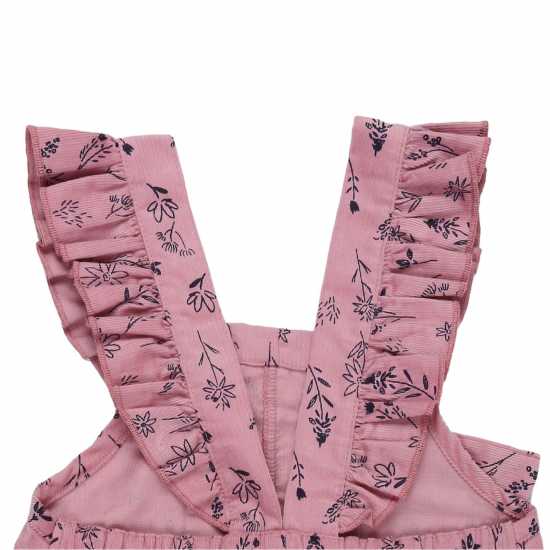 Lilly and Sid Floral Cord Dungarees  