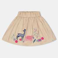 Детски поли и рокли Lilly And Sid & Sid Brown Animal Applique Skirt Lilly And Sid & Sid Brown Animal Applique Skirt Детски поли и рокли