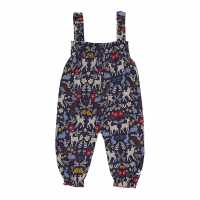 Lilly And Sid Animal Woven Dungaree  