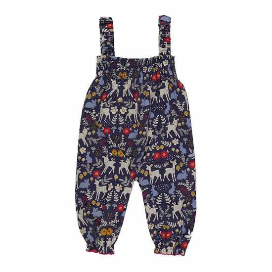 Lilly And Sid Kids' Animal Woven Dungaree  