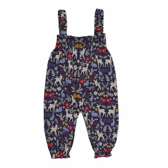Lilly And Sid Kids' Animal Woven Dungaree  