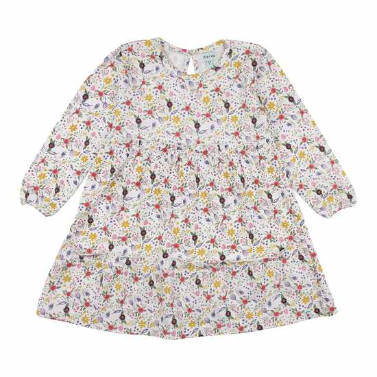 Kids' Floral Tiered A-Line Dress  