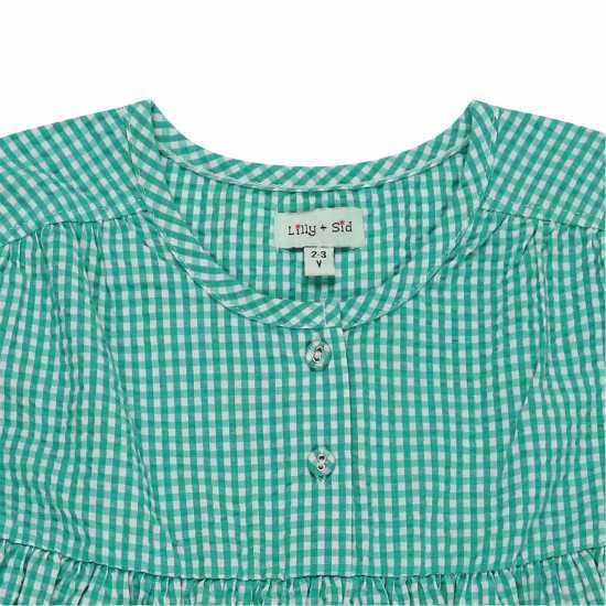 Lilly And Sid Gingham A-Line Dress  