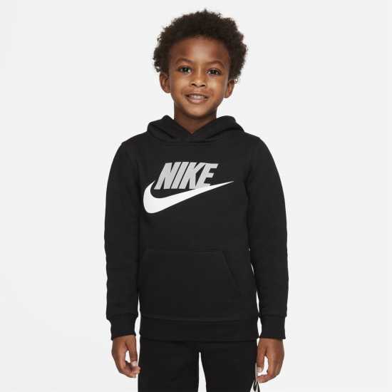 Nike Club Hybrid Pull Over Hoodie Infant Boys Черно Детски суитчъри и блузи с качулки