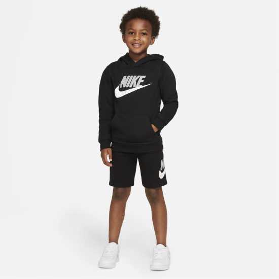 Nike Club Hybrid Pull Over Hoodie Infant Boys Черно Детски суитчъри и блузи с качулки