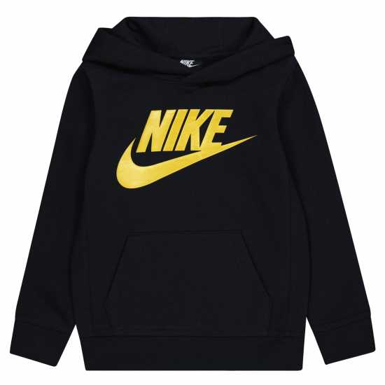 Nike Club Hybrid Pull Over Hoodie Infant Boys Черно/Жълто Детски суитчъри и блузи с качулки