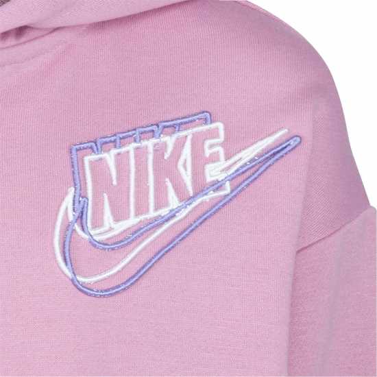 Nike Recycled Zip Hoodie Infant Girls Elemental Pink Детски суитчъри и блузи с качулки