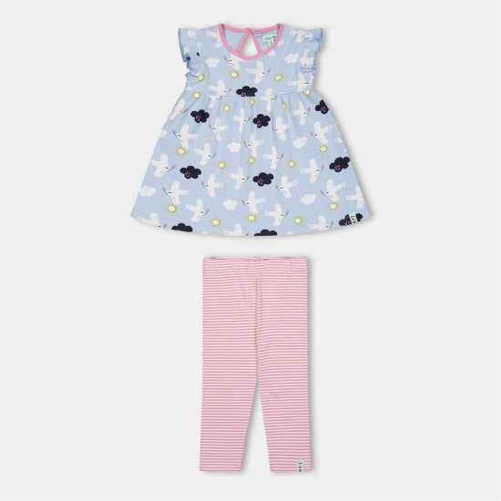 Lilly And Sid Btty Rib D L Set In99  Бебешки дрехи