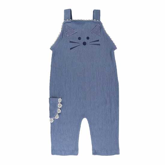 Lilly And Sid Cat Face Dungarees  