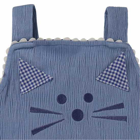 Lilly And Sid Cat Face Dungarees  