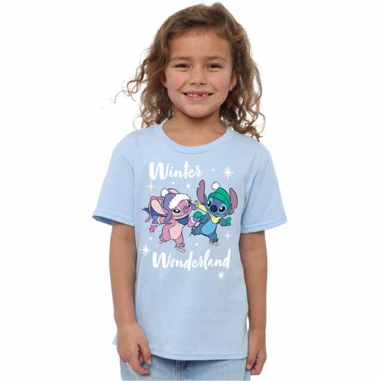 Disney Christmas Tee In61 Stitch & Angel Disney Christmas Tee In61 Stitch & Angel