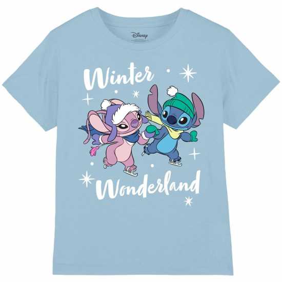 Disney Christmas Tee In61 Stitch & Angel Disney Christmas Tee In61 Stitch & Angel
