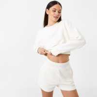 Jack Wills Jacquard Crew Sweater Vintage White Дамски суичъри и блузи с качулки
