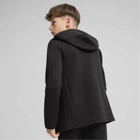 Puma Evostripe Fz Hoodie Dk B Hoody Unisex Kids Puma Black 