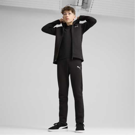 Puma Evostripe Fz Hoodie Dk B Hoody Unisex Kids Puma Black 
