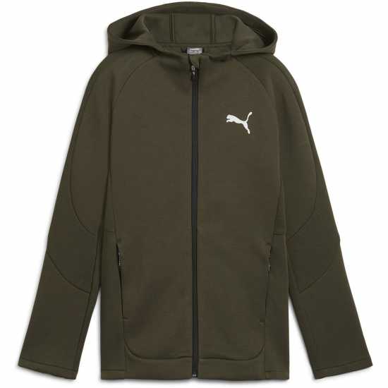 Puma Evostripe Fz Hoodie Dk B Hoody Unisex Kids Dark Olive Puma Evostripe Fz Hoodie Dk B Hoody Unisex Kids Dark Olive
