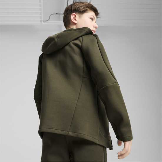 Puma Evostripe Fz Hoodie Dk B Hoody Unisex Kids Dark Olive Puma Evostripe Fz Hoodie Dk B Hoody Unisex Kids Dark Olive