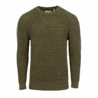Firetrap Classic Crew Neck Knitwear Men Хаки Мъжки пуловери и жилетки