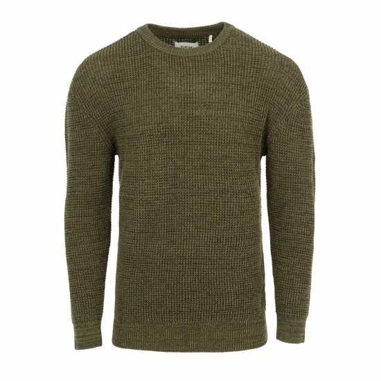Firetrap Classic Crew Neck Knitwear Men Хаки Мъжки пуловери и жилетки