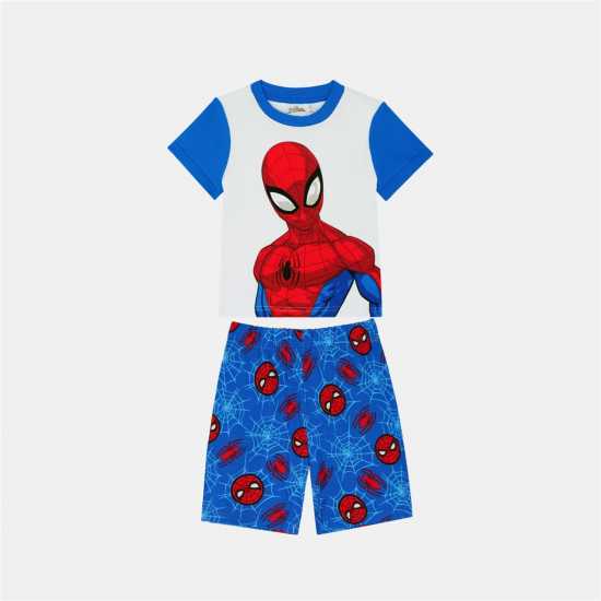 Character Short Sleeve Pyjama Set Infant Spiderman 