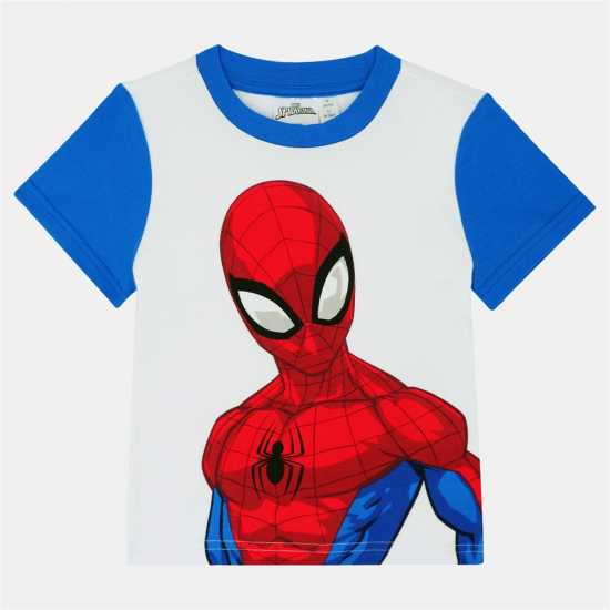 Character Short Sleeve Pyjama Set Infant Spiderman 