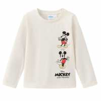 Character Infant Long Sleeve T-Shirt Mickey Детско облекло с герои