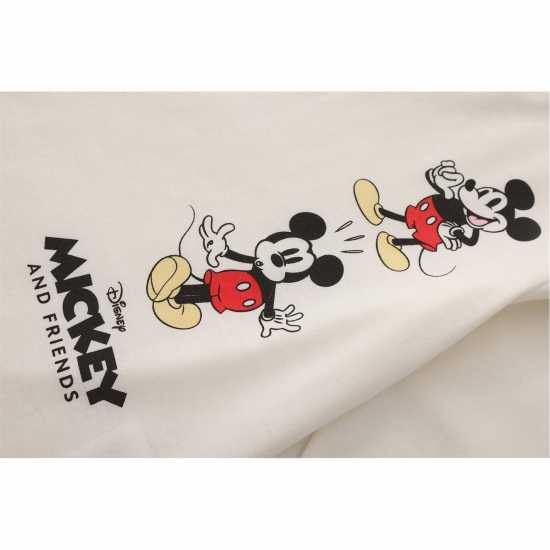 Детско облекло с герои Character Infant Long Sleeve T-Shirt Mickey Character Infant Long Sleeve T-Shirt Mickey Детско облекло с герои